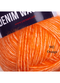 Denim Washed Melange YarnArt 50 grs. - 902 Orange