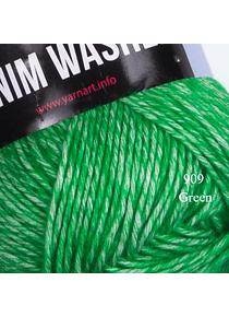 Denim Washed Melange YarnArt 50 grs. - 909 Green