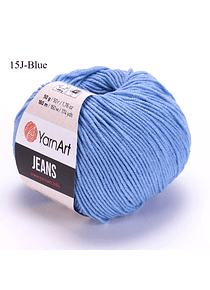 Ovillo Jeans 50 grs. YarnArt Colores del 01 al 55 - 15 Blue