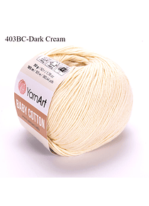 Baby Cotton 50 grs YarnArt  - 403 Dark Cream