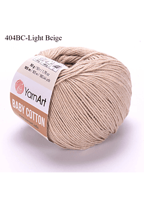 Baby Cotton 50 grs YarnArt  - 404 Light Beige