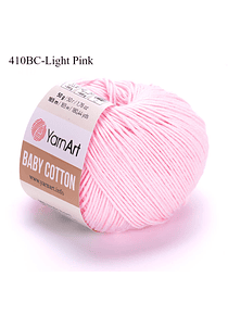 Baby Cotton 50 grs YarnArt  - 410 Light Pink