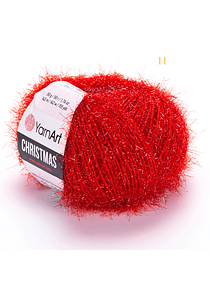 Christmas Sparkly YarnArt  50 grs - 11 Red