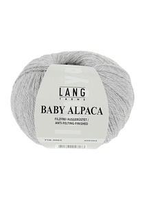 Baby Alpaca 100%  LANG YARN  50 grs. - 003 Gris Claro