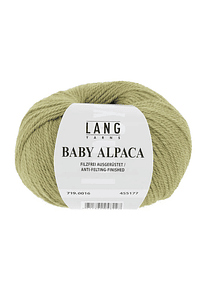 Baby Alpaca 100%  LANG YARN  50 grs. - 016 Kiwi