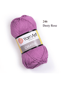 Creative 100% algodón peinado grueso - 246 Dusty Rose