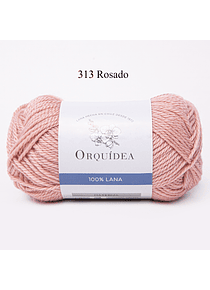 100% lana de 100 grs. colores Orquídea - 313 Rosado