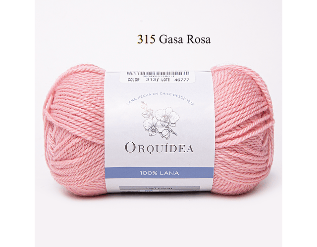 100% lana de 100 grs. colores Orquídea