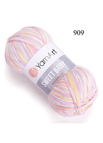  Sweet Baby de 100 grs. Jacquard YarnArt  - 909 Multicolor 1