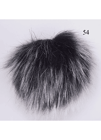 Furry Pompons  250 grs  - 54 Grey