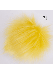 Furry Pompons  250 grs  - 71 Yellow