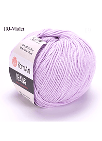 Ovillo Jeans 50 grs. YarnArt Colores del 01 al 55 - 19 Violet