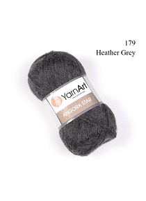 Angora Star 100 grs. 500 mts. - 179 Heather Grey