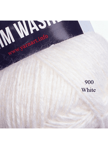 Denim Washed Melange YarnArt 50 grs. - 900 White