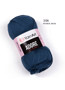 Adore Anti-peeling  YarnArt 100 grs  280 mts - 348 Petrol Blue