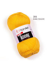 Adore Anti-peeling  YarnArt 100 grs  280 mts - 355 Dark Yellow