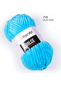 Dolce Velvet YarnArt 100 grs. - 120 mts.  - 758 Light Blue