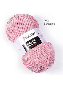 Dolce Velvet YarnArt 100 grs. - 120 mts.  - 769 Dark Pink