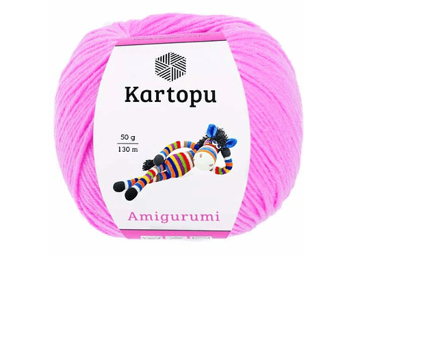 Amigurumi de Kartopu color rosa K787 