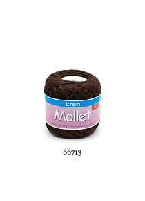 Mollet Cable 50 grs Color 6713 Café Mercerizado 