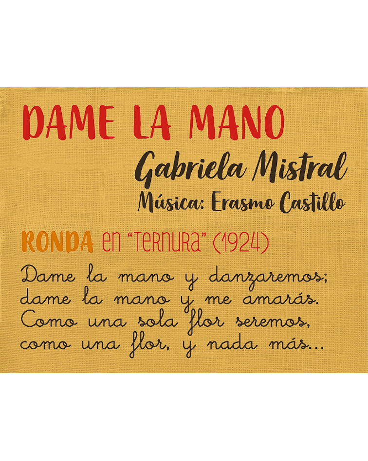 Cajita musical Dame la mano – Creado en Chile