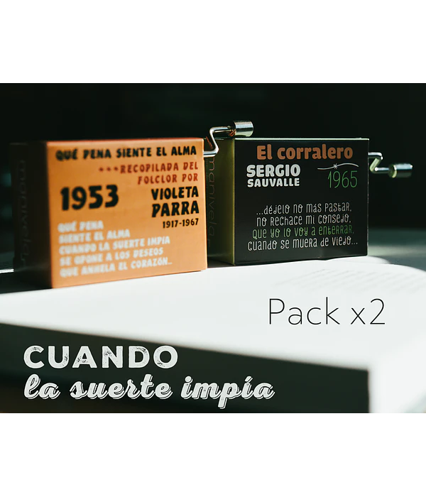 PACK x2 Cuando la suerte impía