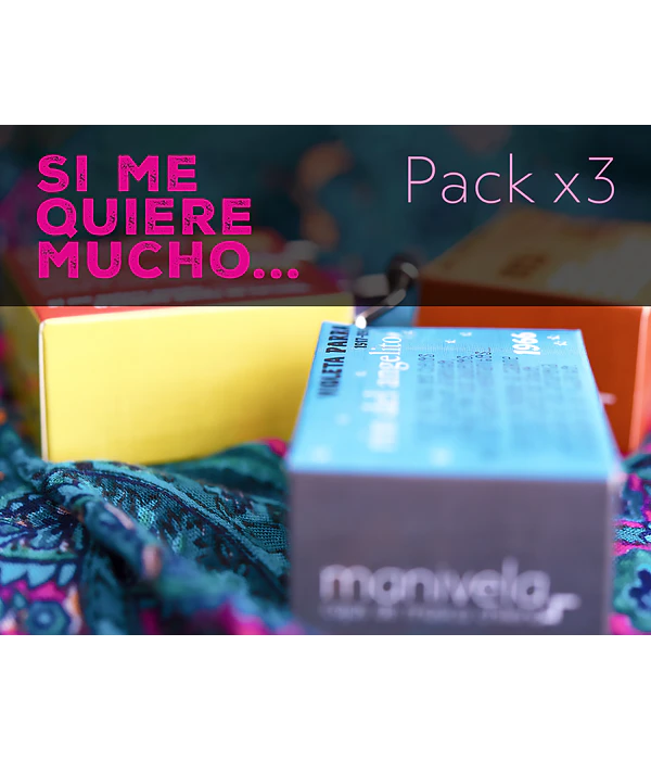 PACK x3 Si me quiere mucho