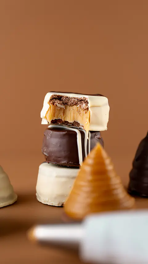 Alfajores y volcanes de manjar perfectos