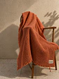 Manta Waffle Terracota  - Miniatura 2