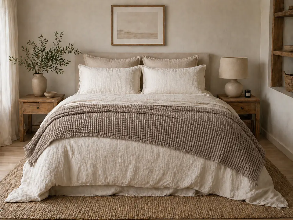 Manta Waffle Taupe 2