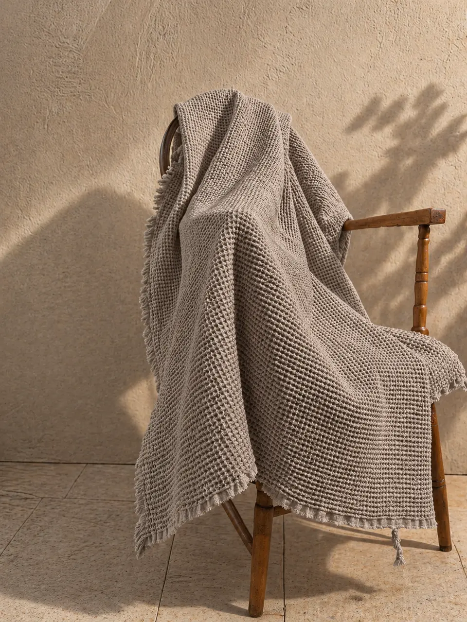 Manta Waffle Taupe 1