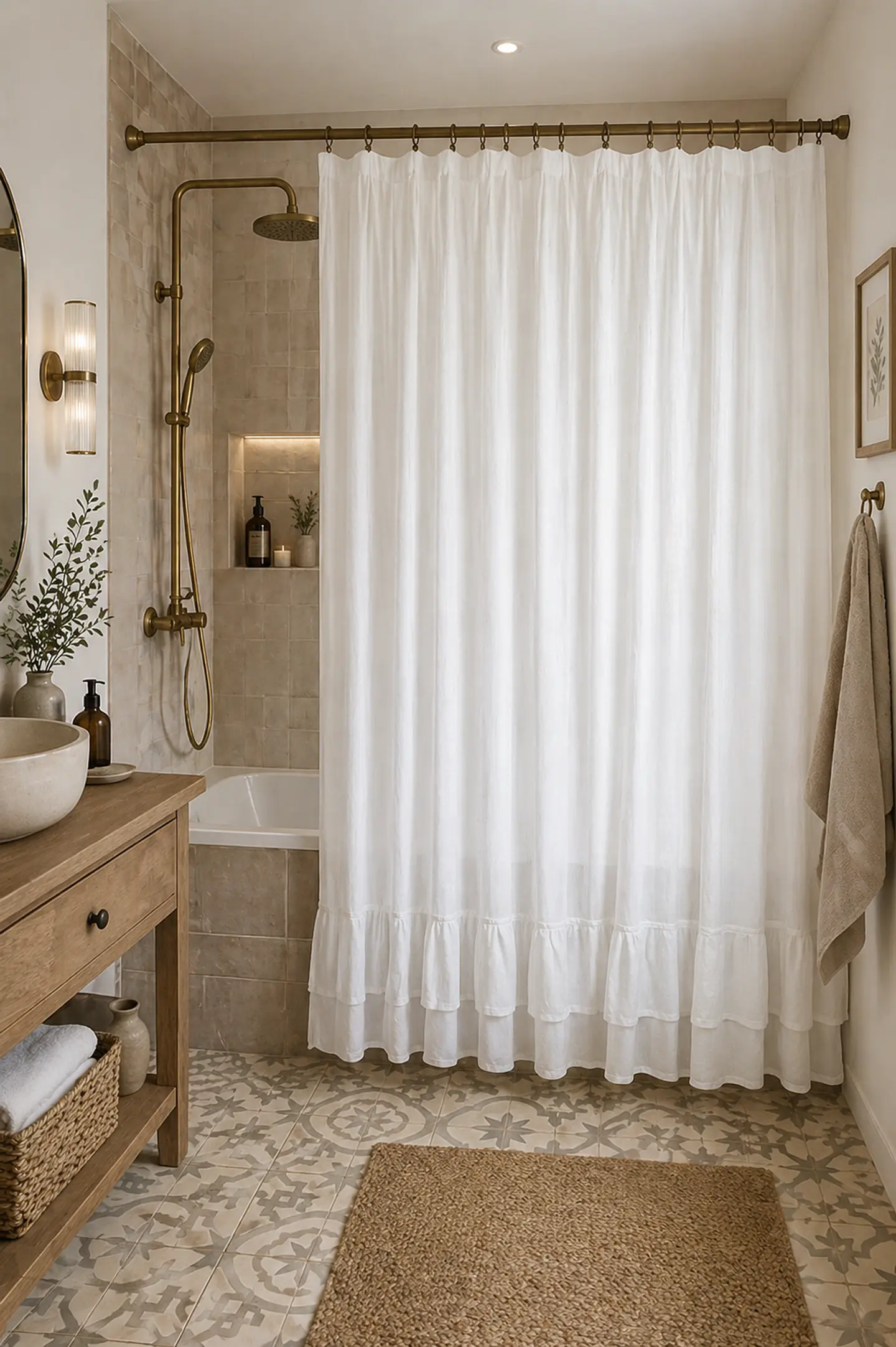 CORTINA VUELOS BAÑO 2