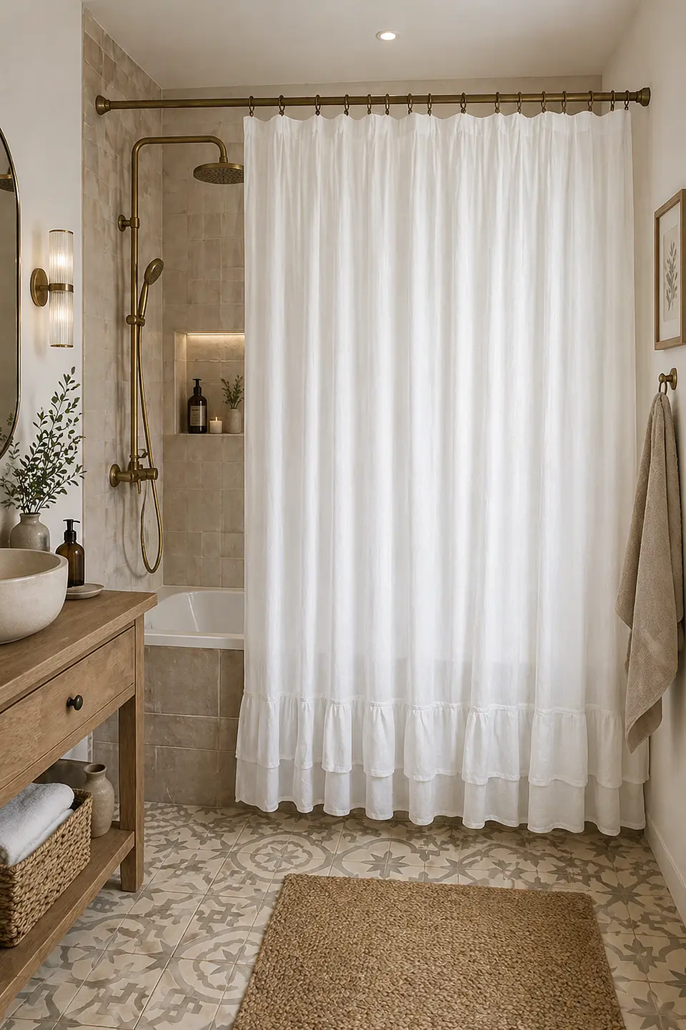 CORTINA VUELOS BAÑO 2