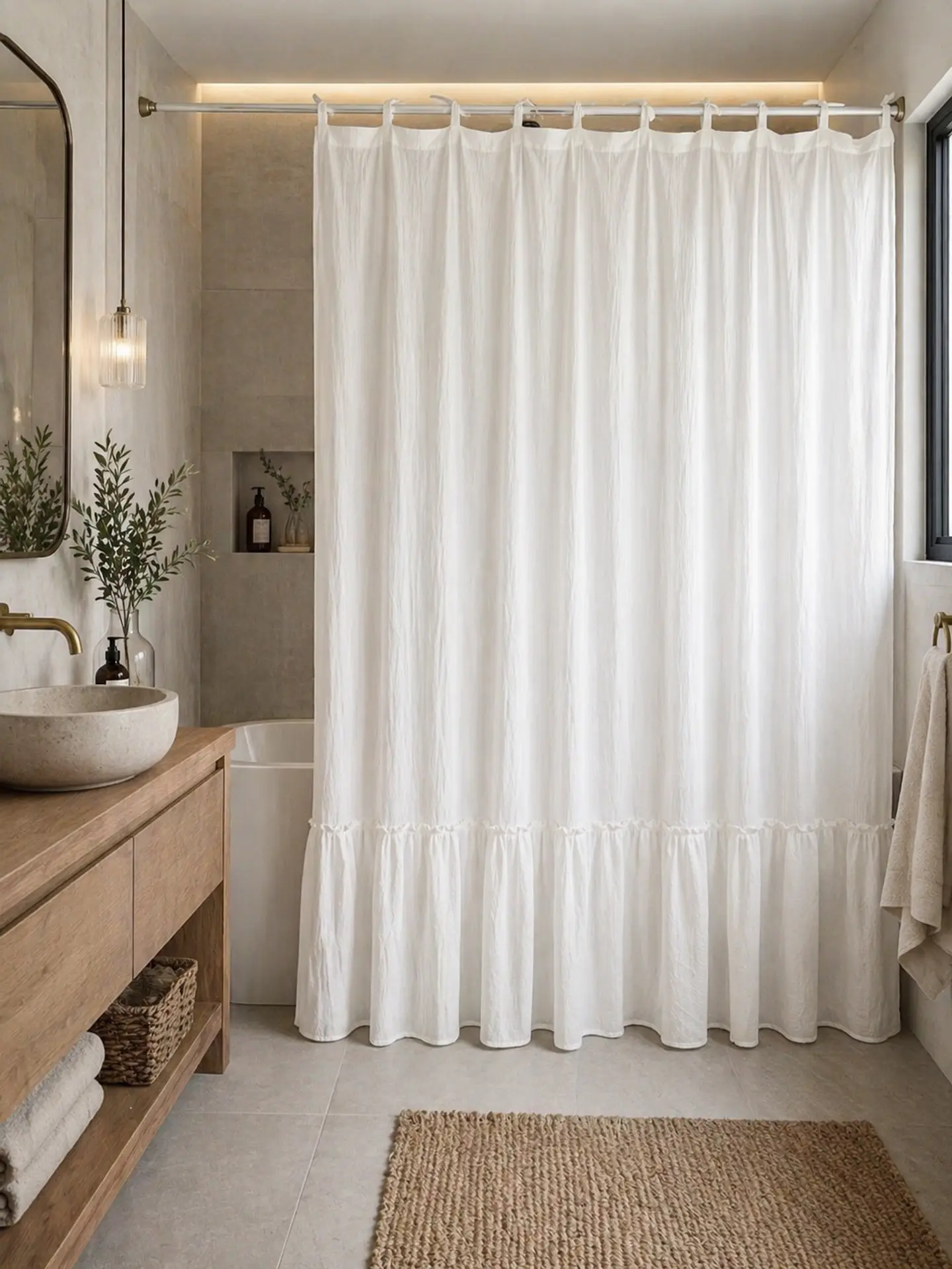 CORTINA LAZOS  BAÑO 3