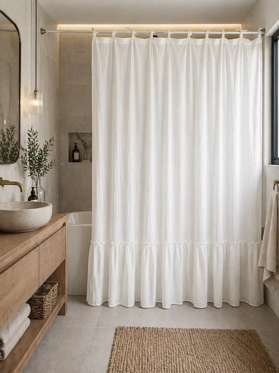 CORTINA LAZOS  BAÑO 3