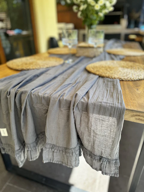 CAMINO DE MESA GRIS OSCURO