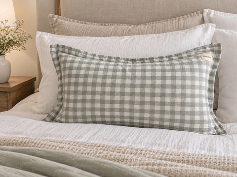 FUNDA DE COJIN 50X30 Checker light grey
