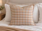 FUNDA DE COJIN 50X50 Checker Taupe  - Miniatura 2