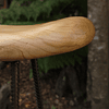 Taburete madera y fierro