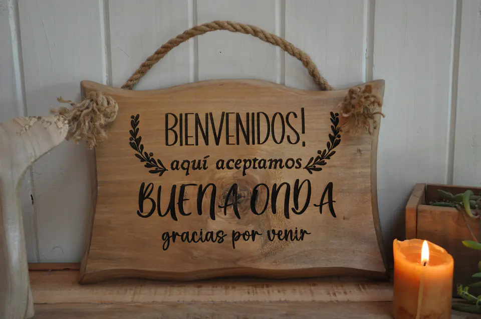 Letreros de madera frases variadas 1