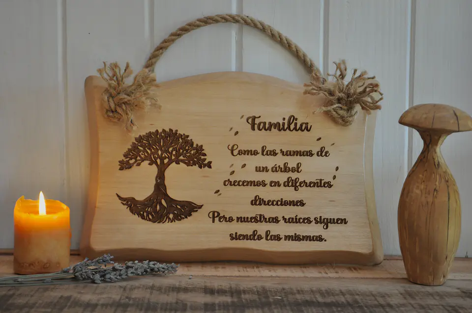 Letreros de madera frases variadas 2