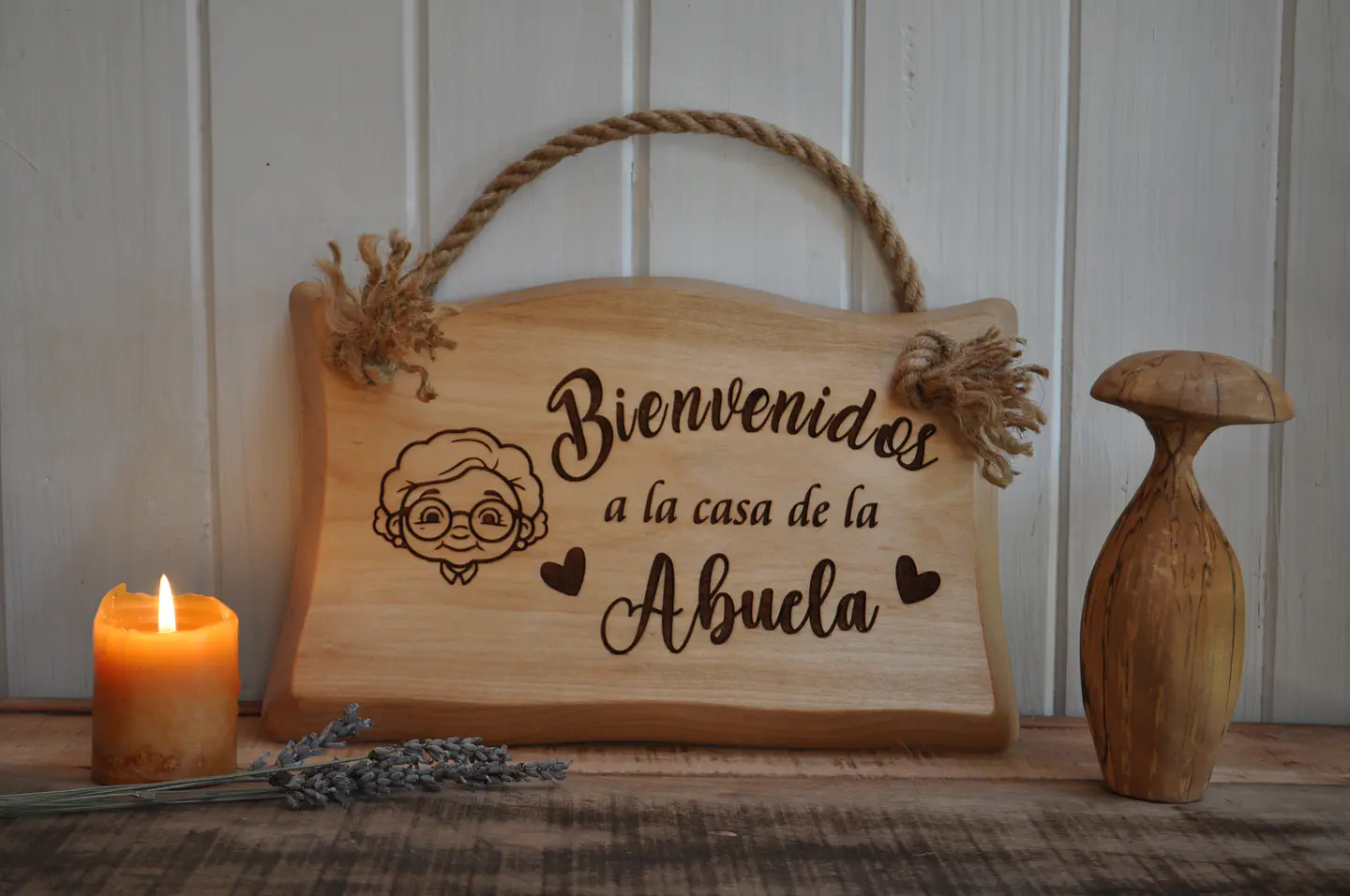 Letreros de madera frases variadas 3