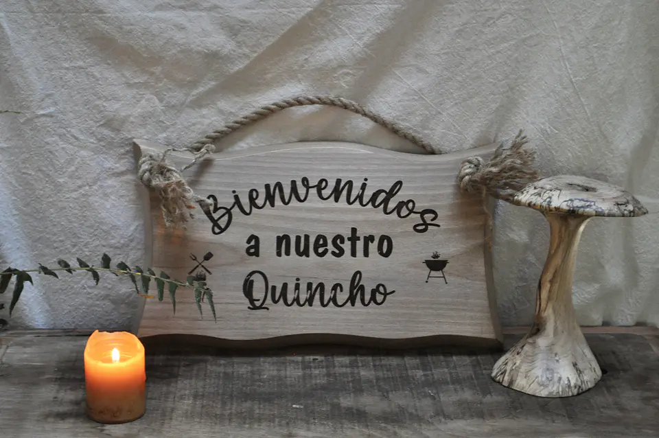 Letreros de madera frases variadas 4