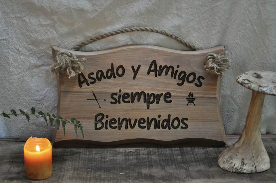 Letreros de madera frases variadas 8
