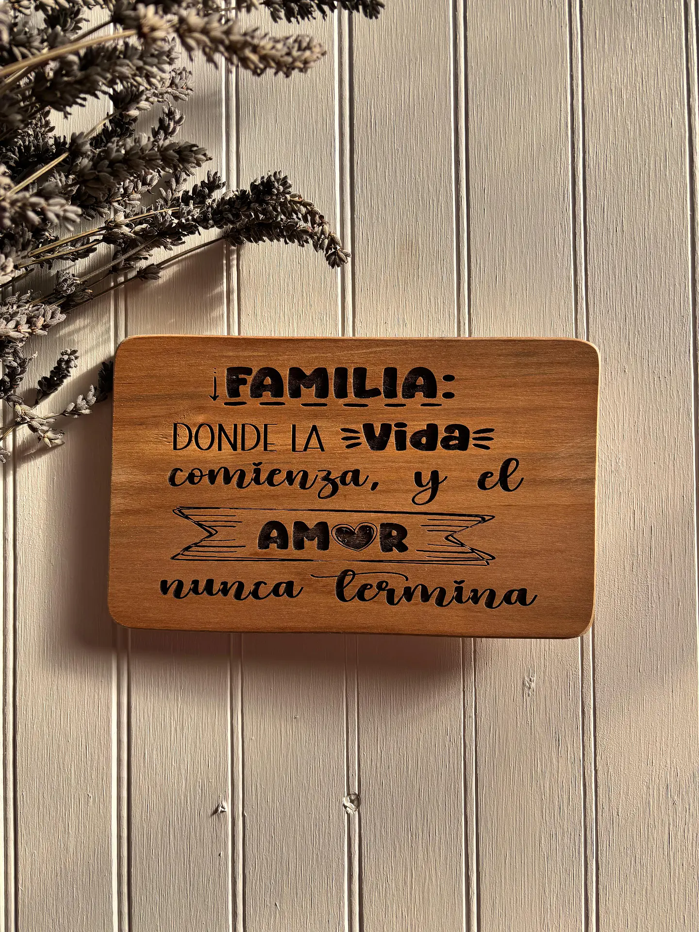 Letreros de madera con frases  1