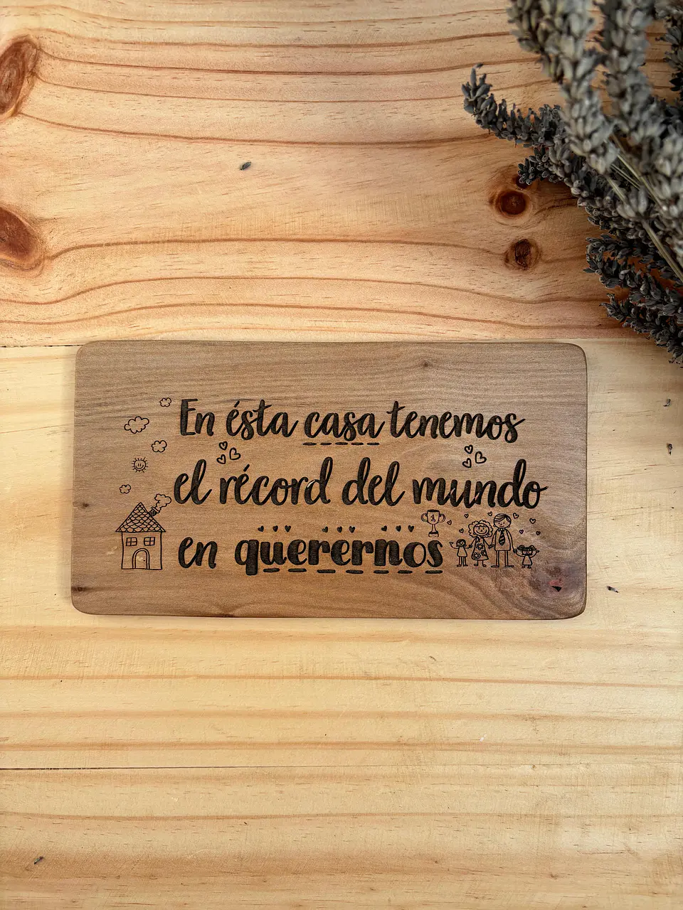 Letreros de madera con frases  5