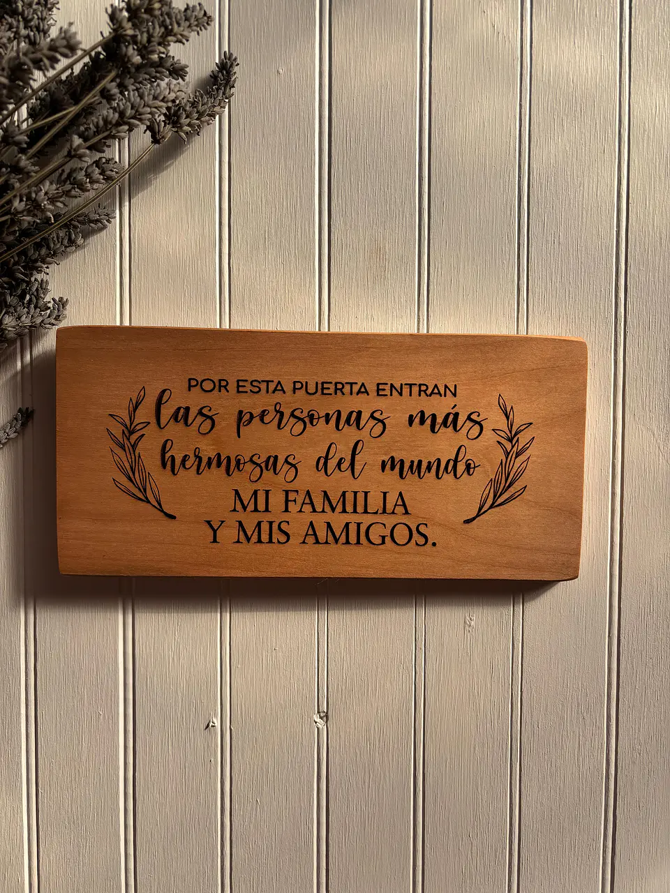 Letreros de madera con frases  3