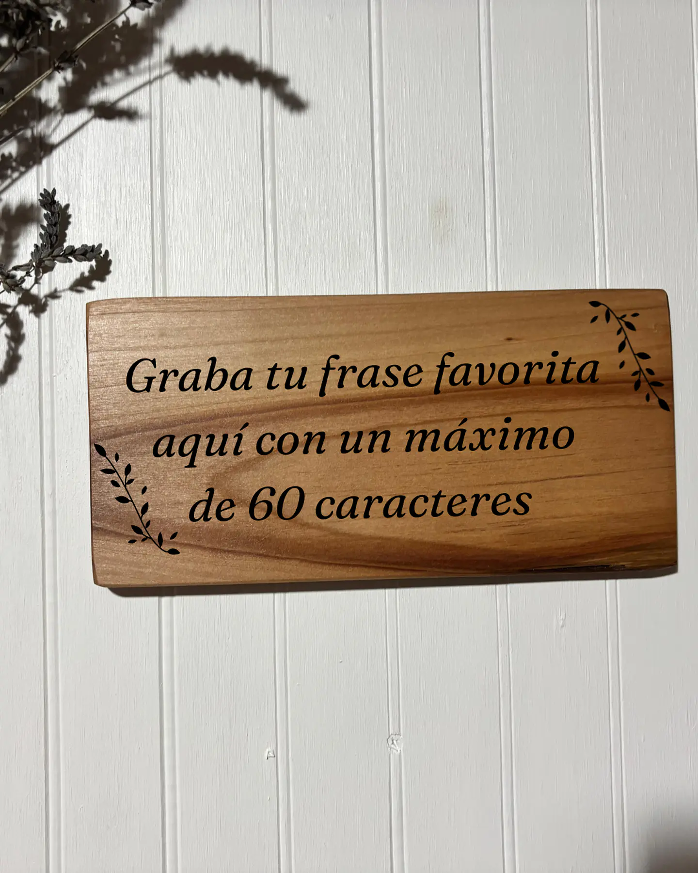 Letreros de madera con frases  6