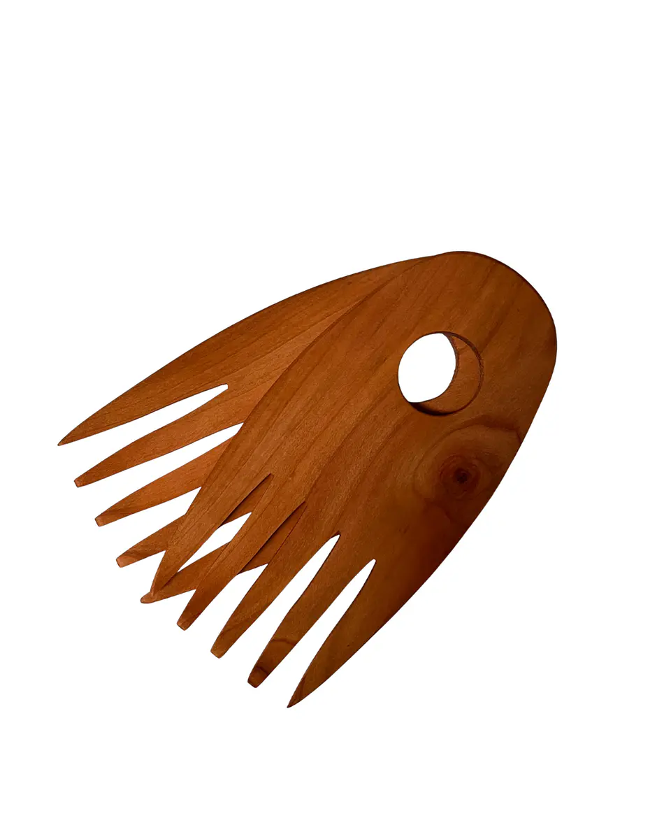 Garritas de oso en madera para ensaladas / Manos de Pucón 2
