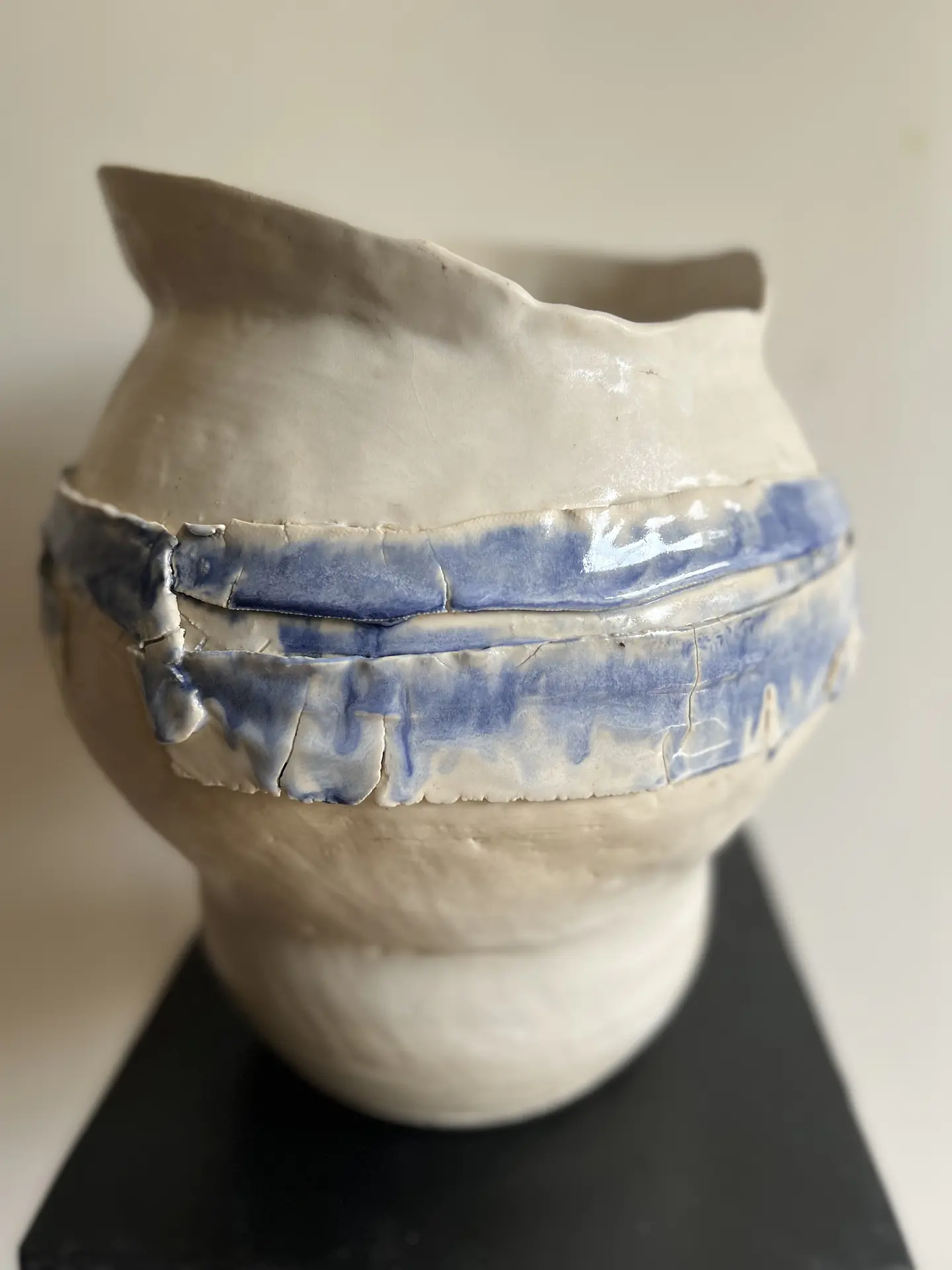 Florero Cinta Azul 2